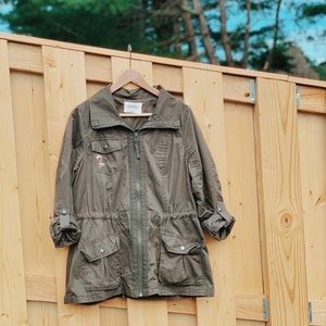 Ashely by 26 International Green Utility Jacket